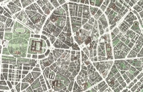 Questa immagine riproduce la sesta versione, della mappa del Centro Storico di Milano (2004), attualmente distribuita in libreria. È un disegno detto “in alzato” o assonometrico delle aree urbanistiche racchiuse […]
